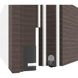 Athmer Türabsenkdichtung, 900mm, ALU, Rainstop L-24/20 WS, eloxiert zum Einnuten, B 24mm, H 20mm, Hub 16mm (mit Zubehör 5475) Nr. 1-955-0900