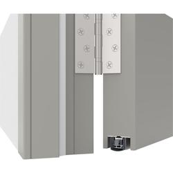 Athmer Türabsenkdichtung, 900mm, ALU, Stadi L-24/20 TS TPE, eloxiert zum Einnuten, B 24mm, H 20mm, Hub 16mm (mit Zubehör 5503) Nr. 1-971-0900