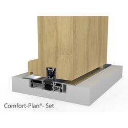 Athmer HT-Türschwelle, L 1300mm Comfort-Plan 78, silberfarbig eloxiert H 20mm Nr. 3-278-1300-4