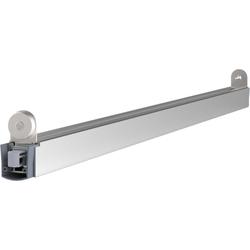 Athmer OT-Schiebetürdichtung, 1083mm, ALU eloxiert Schall-Ex® Slide&Lock L-20/20 WS zum Einnuten, B 20mm, H 20mm, Hub 16mm (mit Zubehör 5815) Nr. 1-967-1083