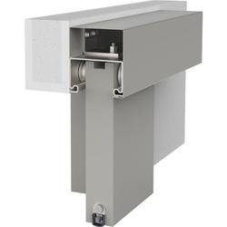 Athmer OT-Schiebetürdichtung, 1083mm, ALU eloxiert Schall-Ex® Slide\u0026Lock L-24/20 WS zum Einnuten, B 24mm, H 20mm, Hub 16mm (mit Zubehör 5426) Nr. 1-965-1083