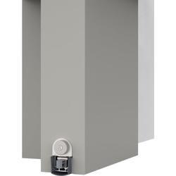 Athmer OT-Schiebetürdichtung, 1083mm, ALU eloxiert Schall-Ex® Slide\u0026Lock L-24/20 WS zum Einnuten, B 24mm, H 20mm, Hub 16mm (mit Zubehör 5426) Nr. 1-965-1083