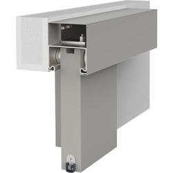 Athmer OT-Schiebetürdichtung, 1208mm, ALU eloxiert Schall-Ex® Slide L-24/20 WS zum Einnuten, B 24mm, H 20mm, Hub 16mm (mit Zubehör 5423) Nr. 1-964-1208