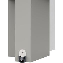 Athmer OT-Schiebetürdichtung, 1208mm, ALU eloxiert Schall-Ex® Slide L-24/20 WS zum Einnuten, B 24mm, H 20mm, Hub 16mm (mit Zubehör 5423) Nr. 1-964-1208