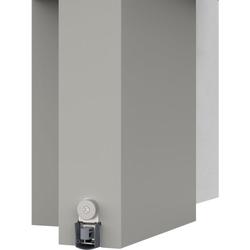 Athmer OT-Schiebetürdichtung, 1208mm, ALU eloxiert Schall-Ex® Slide\u0026Lock L-20/20 WS zum Einnuten, B 20mm, H 20mm, Hub 16mm (mit Zubehör 5815) Nr. 1-967-1208