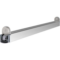Athmer OT-Schiebetürdichtung, 833mm, ALU eloxiert Schall-Ex® Slide&Lock L-24/20 WS zum Einnuten, B 24mm, H 20mm, Hub 16mm (mit Zubehör 5426) Nr. 1-965-0833
