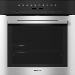Miele DGC 7150 Dampfbackofen in Edelstahl/Cleansteel, Klartextdisplay mit Sensorbedienung, DirectSensor S, hervorragende Ergebnisse, MonoSteam-Dampftechnologie, besonders lockere Teige und gebräunte Krusten, Klimagaren, garantiert kein Übergaren von Lebensmitteln, TasteControl