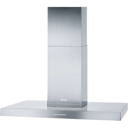 Miele Pur 98 D Insel-Dunstabzugshaube in Edelstahl 898mm Breite, Leistungsstark, 650 m3/h in der Boosterstufe, effiziente Filterung, 10-lagiger Edelstahl-Metallfettfilter, für jede Wohnsituation passend, abluft- und umluftfähig