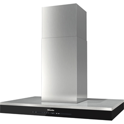 Miele DA 6698 D Puristic Version 6000 Insel-Dunstabzugshaube Edelstahl, 898mm Breite Leistungsstark, 730 m3/h in der Boosterstufe, angenehm leise, Miele Silence-Paket, energiesparend und leise, leistungsstarker ECO-Motor