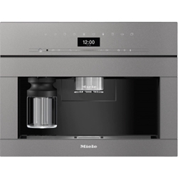 Miele CVA 7440 Einbau-Kaffeevollautomat in Graphitgrau, komfortabel bewirten, für größere Mengen, Kannenfunktion, immer frisch gemahlen, AromaticSystemFresh, zeitgleiche Zubereitung per Knopfdruck, OneTouch for Two