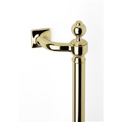 Tür-Stoßgriff Edelstahl L=291mm, BA=200mm, Edelstahl massiv, Oberfläche PVD gold beschichtet Nr. 12318.0032