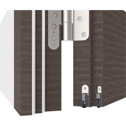 Athmer Türabsenkdichtung, 958mm, Schall-Ex® L-8/30 WS, blank zum Einnuten, B 8mm, H 30mm, Hub max. 20mm, ALU (mit Zubehör 5820) Nr. 1-1000-0960