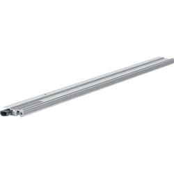 Athmer Türabsenkdichtung, 833mm, DIN Links, BD, eloxiert zum Unterschrauben, B 30mm, H 10mm, Hub 12mm, ALU (mit Zubehör 5503) Nr. 1-162-0833-1