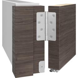 Athmer Türabsenkdichtung, 958mm, DIN Links, BD, eloxiert zum Unterschrauben, B 30mm, H 10mm, Hub 12mm, ALU (mit Zubehör 5503) Nr. 1-162-0958-1