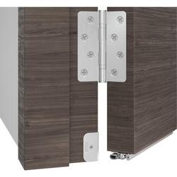 Athmer Türabsenkdichtung, 1208mm, DIN Links, BD, eloxiert zum Unterschrauben, B 30mm, H 10mm, Hub 12mm, ALU (mit Zubehör 5503) Nr. 1-162-1208-1