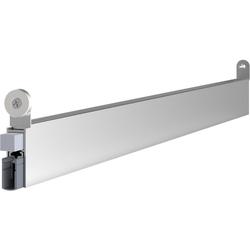 Athmer Schiebetürdichtung, Schall-Ex® Slide u. Lock M-12 WS L 708mm, eloxiert zum Einnuten, B 12mm, H 35mm, Hub 11mm, ALU (mit Zubehör 5103) Nr. 1-549-0708