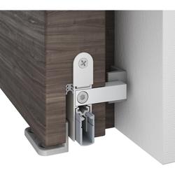 Athmer Schiebetürdichtung, Schall-Ex® Slide M-12 WS ZA L 960mm, eloxiert zum Einnuten, B 12mm, H 35mm, Hub 11mm, ALU (mit Zubehör 5220) Nr. 1-844-0960-1