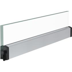 Athmer Glastürdichtung, 1083mm, Schall-Ex® GSA, silber eloxiert (C-O), B 11,6mm, H 40mm, Hub 20mm, einseitig, Silikon selbstverlöschend (mit Zubehör 5334) Nr. 1-1110-1083