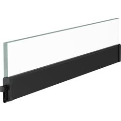 Athmer Glastürdichtung, 958mm, Schall-Ex® GSH-8, silber eloxiert (C-0), B 12,6mm, H 40mm, Hub 20mm, einseitig, Silikon selbstverlöschend (mit Zubehör 5333) Nr. 1-1120-0958