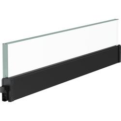 Athmer Glastürdichtung, 1083mm, Schall-Ex® GSH-11, anthrazit RAL 7016 matt, B 16,5mm, H 40mm, Hub 20mm, einseitig, Silikon selbstverlöschend (mit Zubehör 5333) Nr. 1-1143-1083