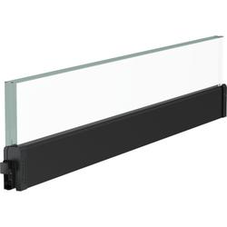 Athmer Glastürdichtung, 833mm, Schall-Ex® GSH-13, schwarz RAL 9005 matt, B 18,8mm, H 41,2mm, Hub 20mm, einseitig, Silikon selbstverlöschend (mit Zubehör 5334) Nr. 1-1152-0833