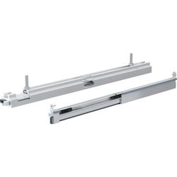 Athmer OT-Schiebetürdichtung, VHH M-12 L 1208mm, silber zum Einnuten, B 17mm, H 35mm, Hub 11mm, einseitig, Schlossseite, ALU (mit Zubehör 5220) Nr. 1-839-1208