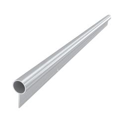 Athmer Tür-Schutzprofil, L 1950mm, Ø 16, BO-16 sichtbar verschraubt, C-0 silber eloxiert Ø 16mm, H 34mm, S 1,5mm, Tür stumpf Nr. 5-314-1950