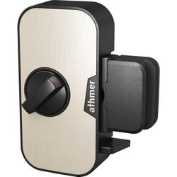 Athmer HS-25, Glas,Hauptschließkante, einseitige Bedienung der Tür, Edelstahl gebürstet Nr. 5-5001