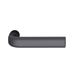 FSB ASL® ZT-Drückerlochteil, Aluminium, 10 1242, schwarz gestrahlt, Stabilstift, Vierkant 8mm Nr. 0 10 1242 04600 0810