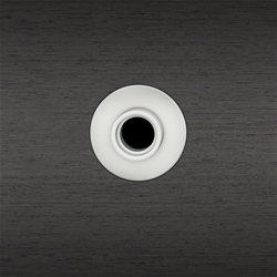 FSB OT-Drückerrosette, Ø 55mm, Aluminium, 17 1736, verdeckt verschraubt gestrahlt, mit Stütznocken, Vierkant 8mm, Abdeckung 3mm, TS 38-42mm Nr. 0 17 1736 10001 0810