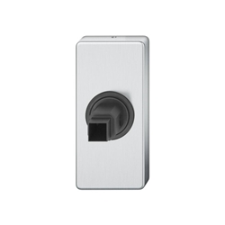 FSB DK-Fenstergriffrosette, 70x32, 5, für Steckgriff, 34 0000, kantig, Edelstahl fein matt, mit Stütznocken, verdeckt verschraubt, DIN Links-Rechts, Vierkant 7mm, Stiftlänge 24-38mm Nr. 0 34 0000 09040 6204