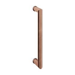 FSB HT-Stoßgriff, gekröpft, Bronze, 66 6669, BA350, dunkelbronze patiniert gewachst, Ø 30mm Nr. 0 66 6669 03894 7625