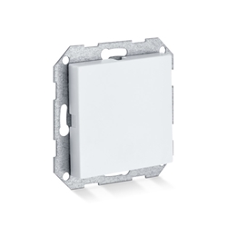 Geze Zwischenrahmen Jung LS 990, einfach, L 55 x B 55 mm, edelstahlfarbig (PG:42) 131822