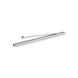 Geze Rollenschiene Slimdrive EMD-F, Bandsgegenseite, 710 mm, DIN Rechts, silberfarbig eloxiert (PG:41) 149942