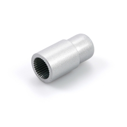Geze Achsverlängerung Powerturn, rund, verzahnt, 50mm, silberfarbig (PG:41) 153826