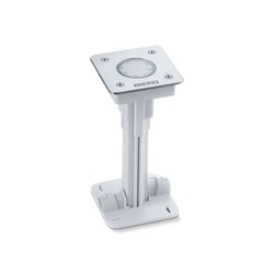 Geze LED-Boden-Sensortaster, mit Herstellerlogo, edelstahlfarbig (PG:42) 182936