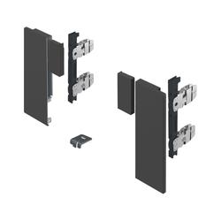 Hettich AvanTech YOU Verbinder Inlayfront Stahl anthrazit Set Illumination H187mm 9327222