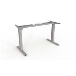 Tischgestell 2D AERO manuell, inkl. Plattenauflagen, Traverse 1150-1740 mm RAL 9016 verkehrsweiß Nr. SW.AE22M.25