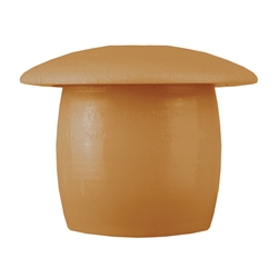 Knelsen Abdeckkappe 10,5mm, braun RAL 8001 (Bohrloch-Stopfen für 10mm Bohrlöcher) Nr. K-148012