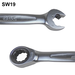 Knelsen Maulratschenschlüssel SW19, Ring-Maulratschenschlüssel 19mm Nr. K-000230