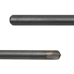 Knelsen HLZ-ST Stangenbohrer mit Bohrfutterschaft 10,0x300mm, 220mm Arbeitslänge, für moderne Energiesparziegel (ohne Schlag bohren) Nr. K-000046