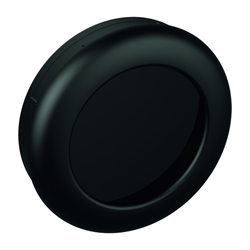 Hewi Muschelgriff, rund, Ø 75, 538.75MLB, zum Einlassen, tiefschwarz, H 22mm, Einlassdurchmesser 70mm Nr. 538.75MLB 90