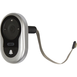Abus WET-Türspion, DTS3214rec DFNLIESPPDK, 105° schwarz, silber TS 38-110mm Nr. 38825