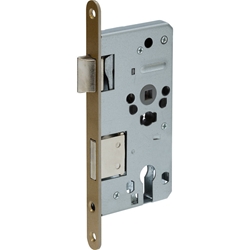 Abus Einsteckschloss ES TGL PZ72/8, D55, F18x220 rund, goldf., DIN Links Stahl-FA Nr. 61724