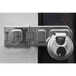 Abus Vorhangschloss, Diskus 20/80 2 Stiftschlüssel, Edelstahl edelstahl Gehäuseb. 80mm, Gehäuset. 35mm, H 81mm Nr. 08798