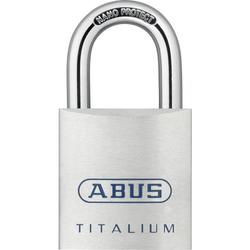 Abus Vorhangschloss, Titalium 80TI/40 6-stiftig, 2 Profilschlüssel, TITALIUM™-Spezialaluminium Gehäuseb. 40mm, Gehäuset. 19mm, H 74,5mm Nr. 56220