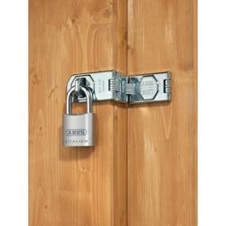 Abus Vorhangschloss, Titalium 80TI/40 6-stiftig, 2 Profilschlüssel, TITALIUM™-Spezialaluminium Gehäuseb. 40mm, Gehäuset. 19mm, H 74,5mm Nr. 56220