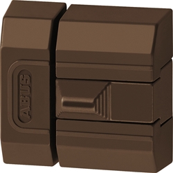 Abus ZT-Zusatzschloss, mit Schieberiegel, DIN Links-Rechts SR30 CL/DFNLI, braun, ohne Schlüssel Nr. 78241