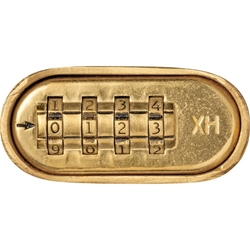 Abus AV-Zahlen-Vorhangschloss 180IB/50 Lock-Tag, Messing geschmiedet, korrosionsgeschützt, Gehäuseb. 52mm, Gehäuset. 24mm, H 77mm Nr. 69679
