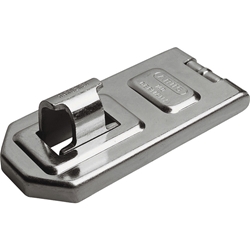 Abus Tür-Diskus-Überfalle, mit Ösenplatte, Edelstahl 140/120 B/DFNLI, rostfrei, zum Anschrauben, L 120mm, H 56mm Nr. 33716